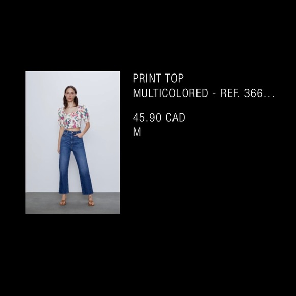 Zara Crop top - Picture 2 of 2